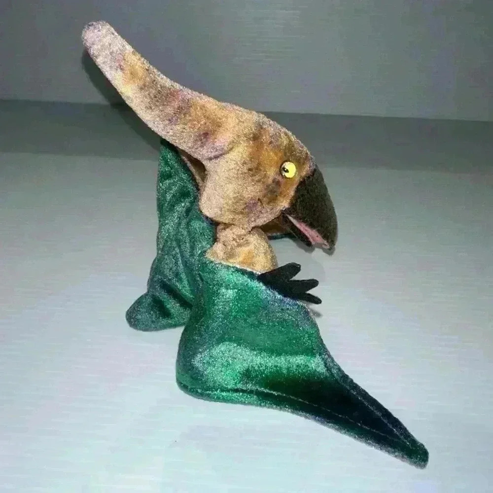 NWT! Ty Beanie Baby Plush Animal “Swoop” the Pterodactyl Green & Brown/2000/PE - Picture 3 of 12